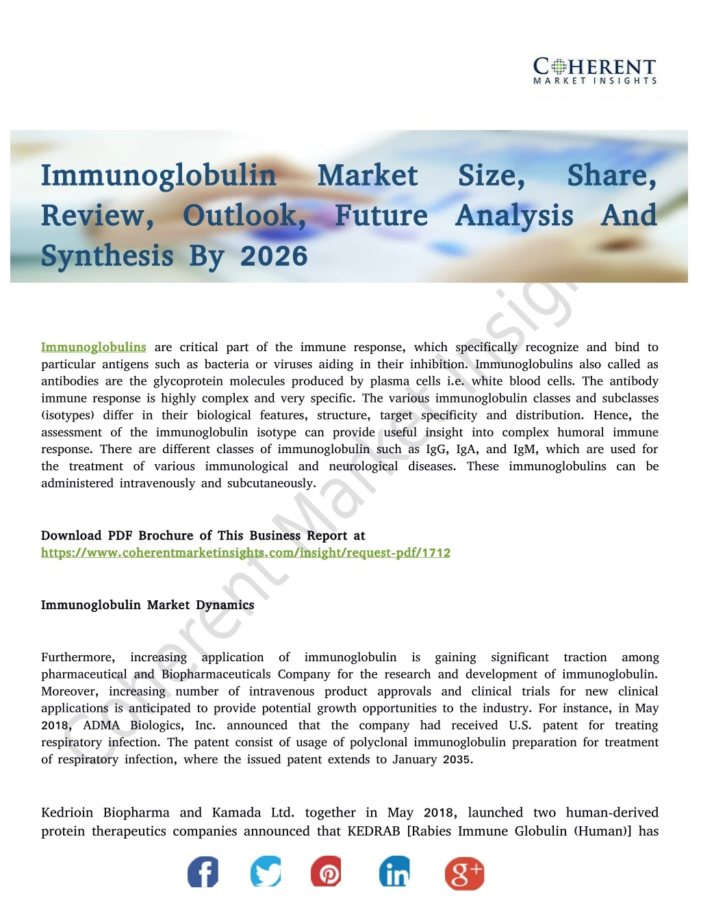 immunoglobulin immunoglobulin market size share
