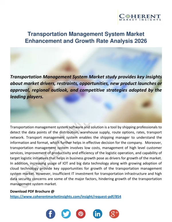 Transportation Management System Market Advancements to Watch Out For 2026