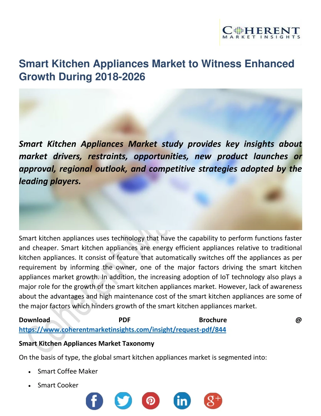 smart kitchen appliances market to witness