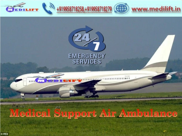 Take Fast Patient Transfer Air Ambulance Service in Allahabad