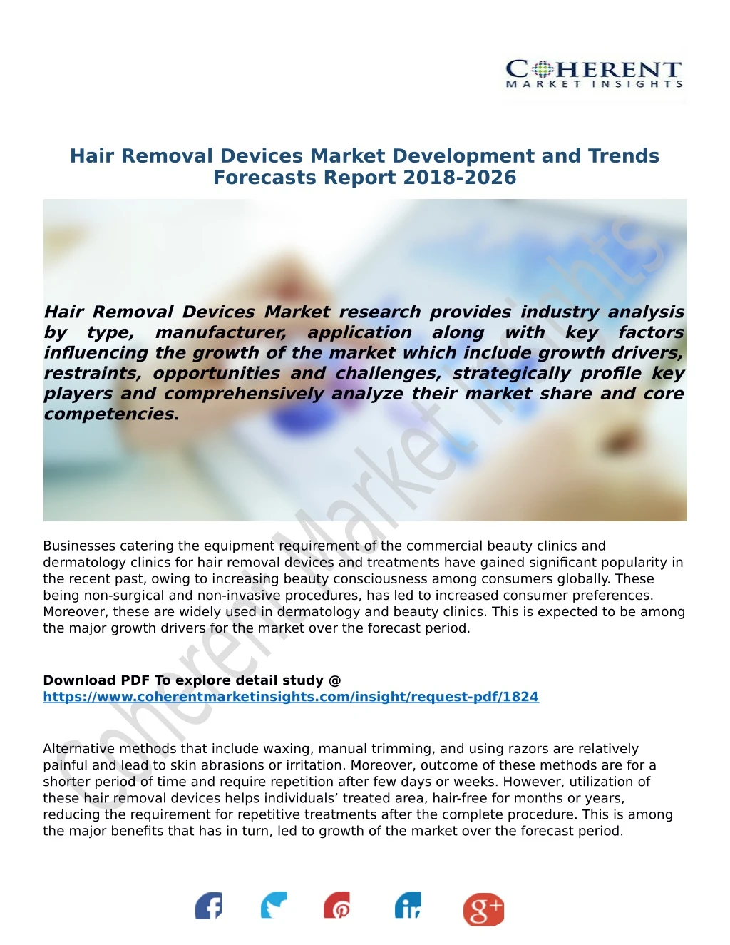 hair removal devices market development