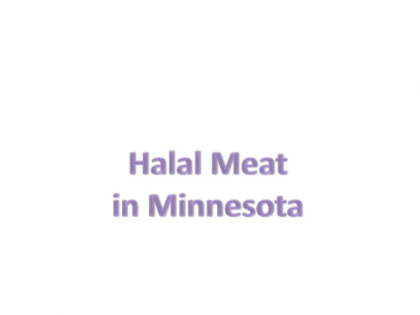 Halal Meat in Minnesota