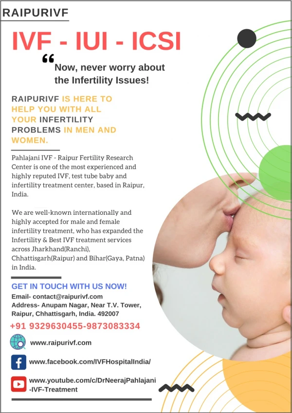 Infertility Treatment-IVF Center-Test Tube Baby-Raipurivf