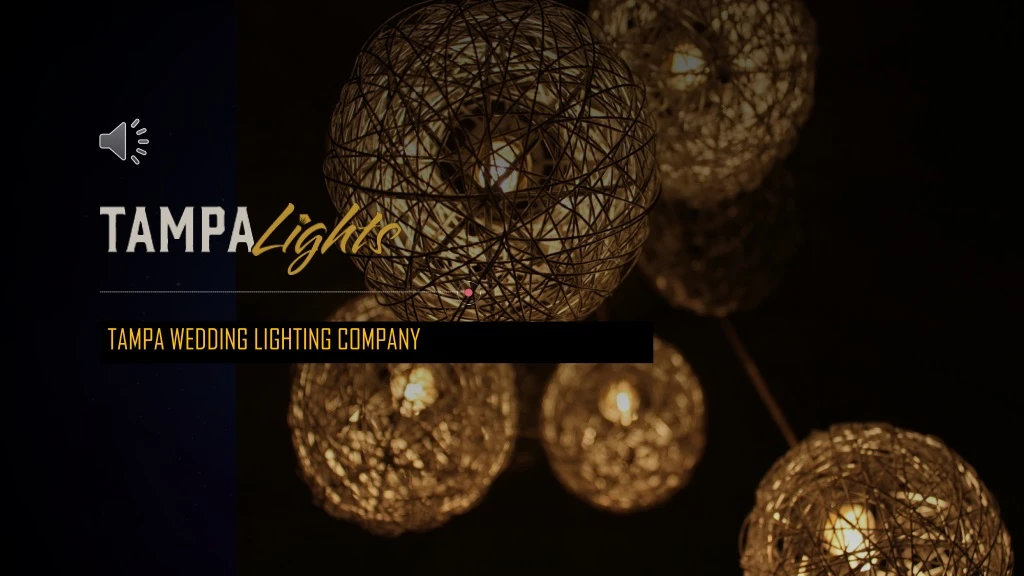 tampa wedding lighting company