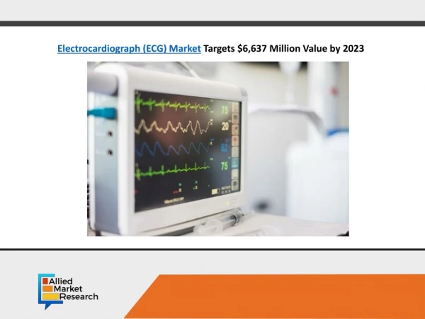 Electrocardiograph (ECG) Market Targets $6,637 Million Value by 2023