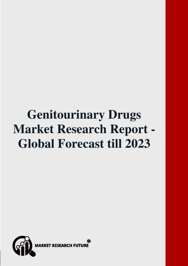 Genitourinary Drugs Market Research Report - Global Forecast till 2023