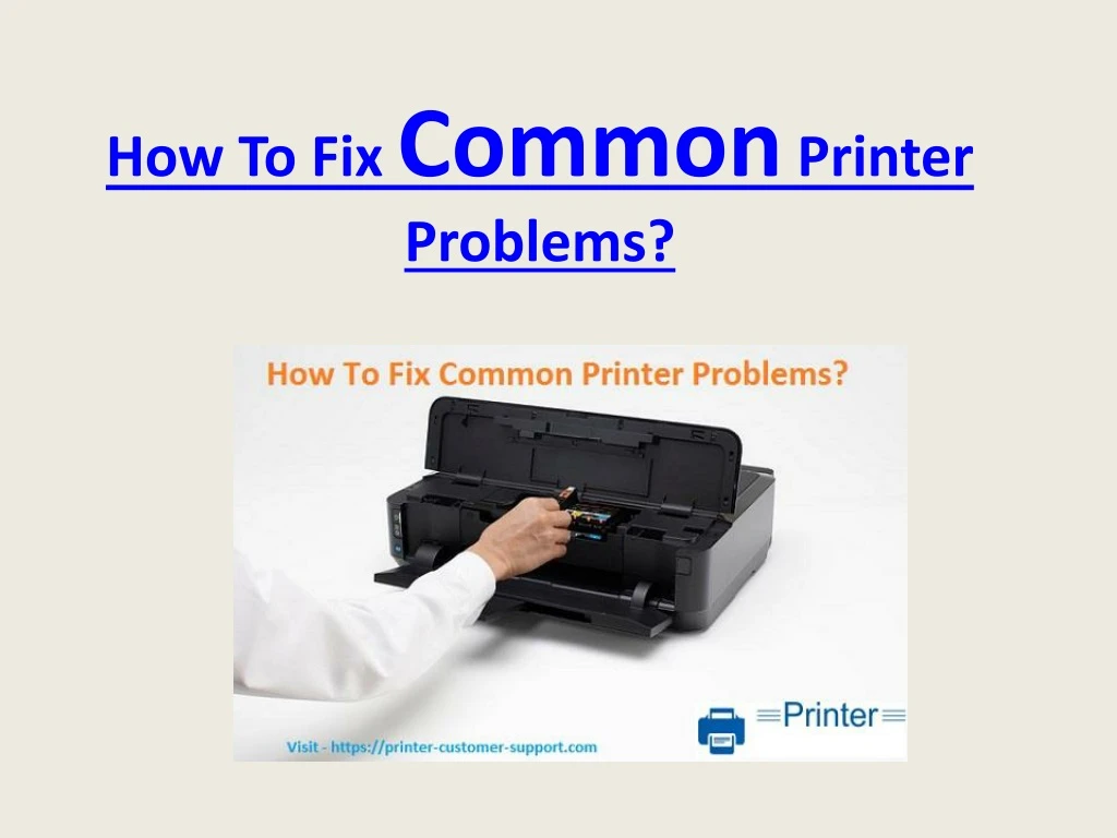 how to fix common printer problems