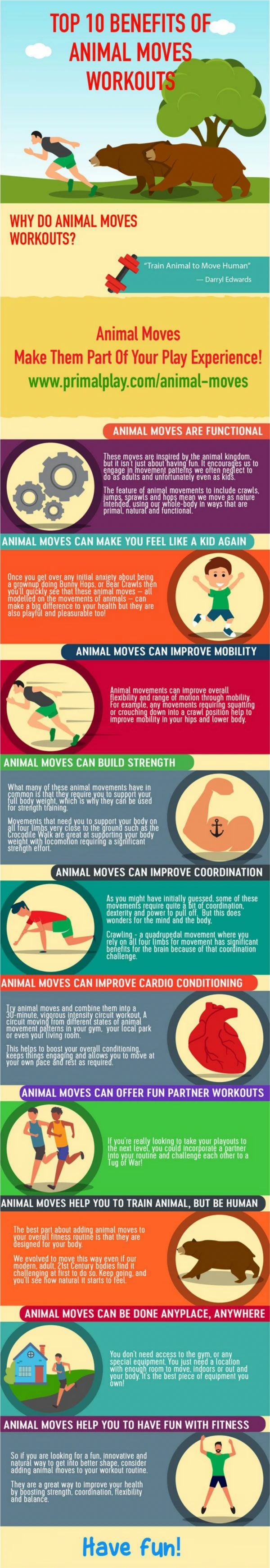 10 Benefits of Animal Moves Workouts