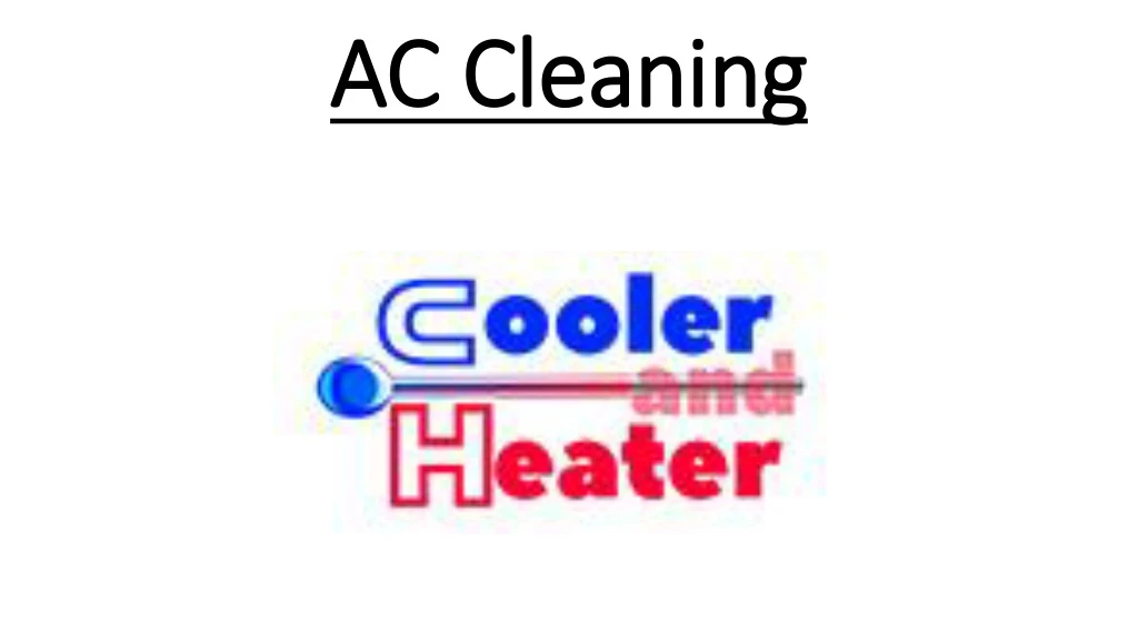 ac cleaning