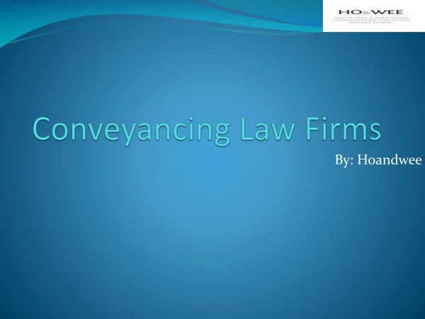 Looking for Conveyancing Law Firms in Singapore