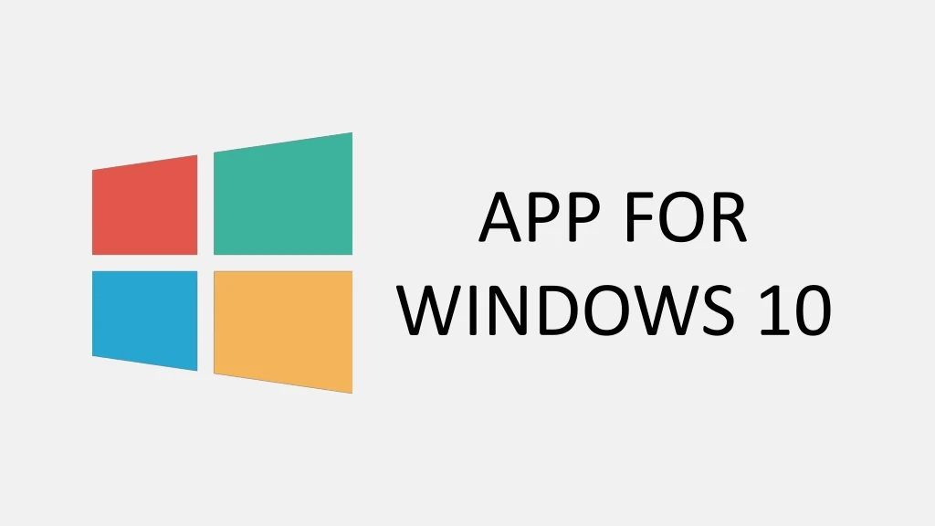 app for windows 10
