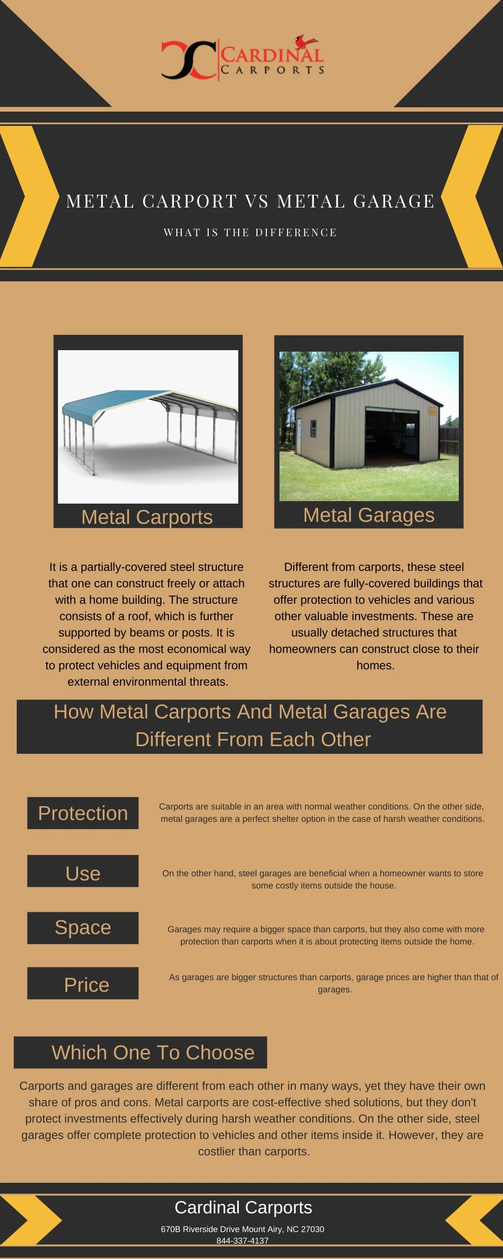 metal carport vs metal garage