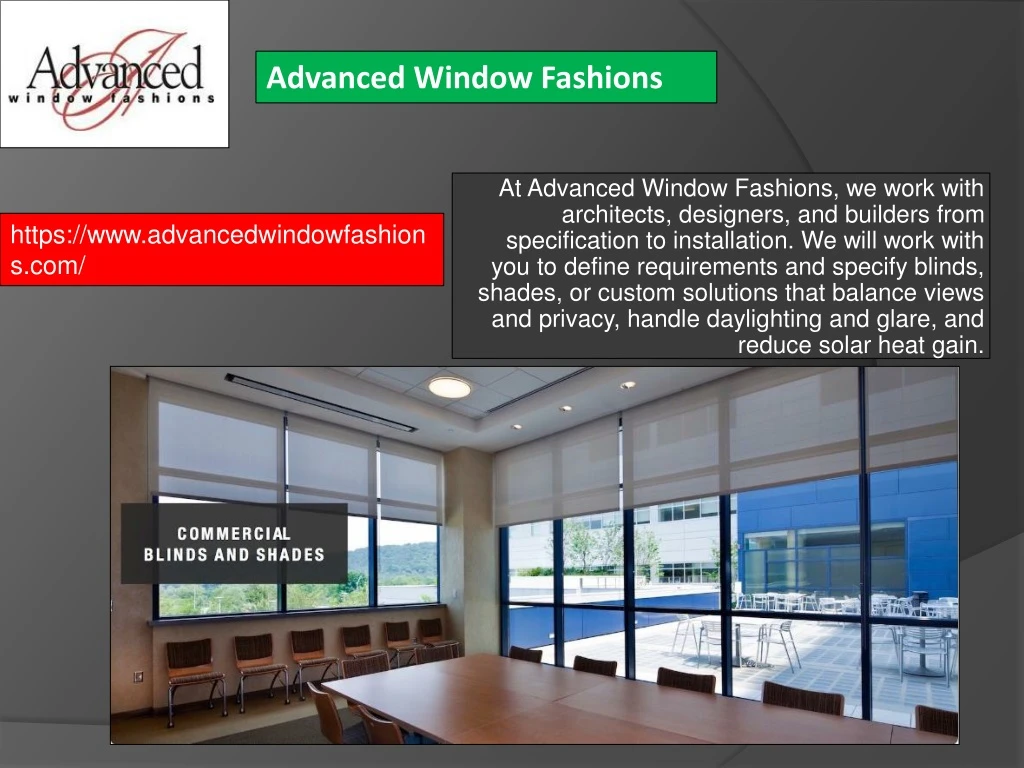 advanced window fashions