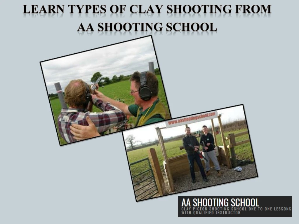 learn types of clay shooting from aa shooting