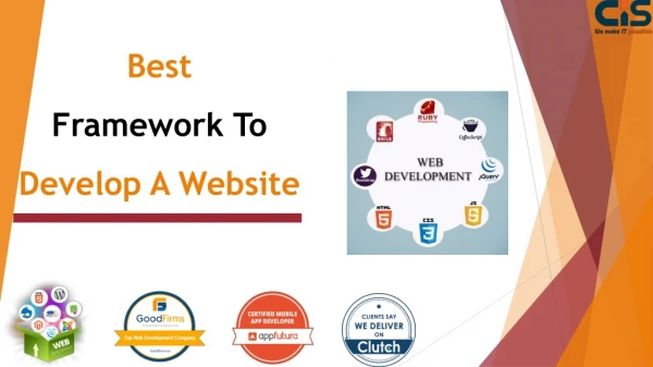 Best framework to develop a website