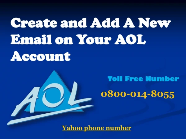 Create and Add A New Email on Your AOL Account