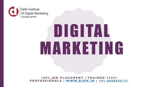 Digital Marketing Training Institute in Satya Niketan Delhi