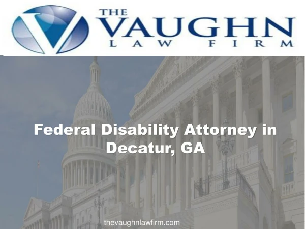 Federal Disability Attorney in Decatur, GA