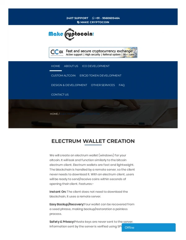 Electrum Wallet – Electrum Wallet Creation for Bitcoin – Makecryptocoin