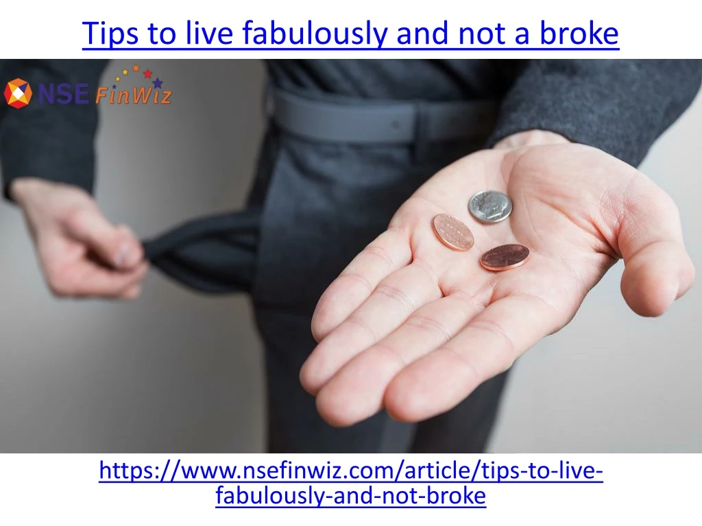 tips to live fabulously and not a broke