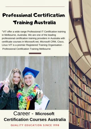 Microsoft Certification Courses Australia - slide 1