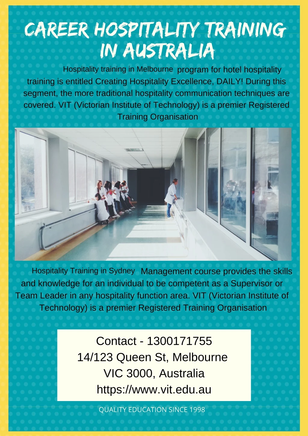 career hospitality training in australia program