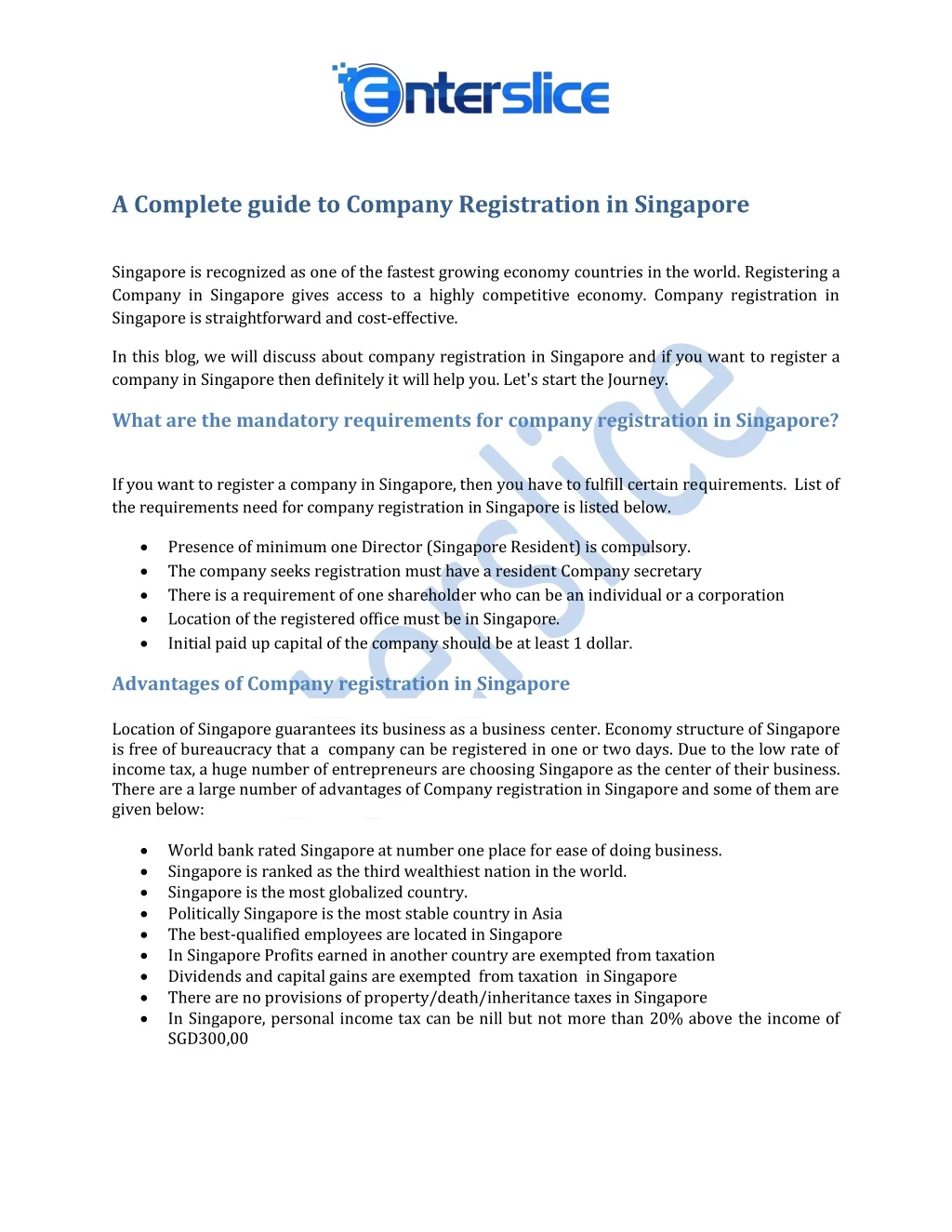 a complete guide to company registration