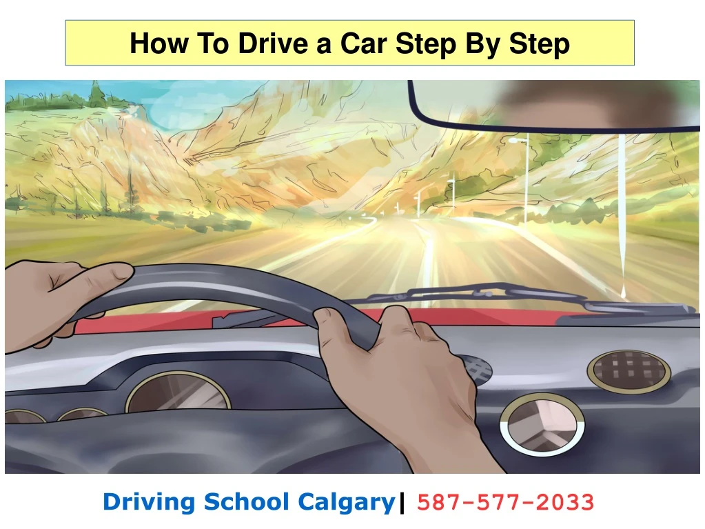 how to drive a car step by step
