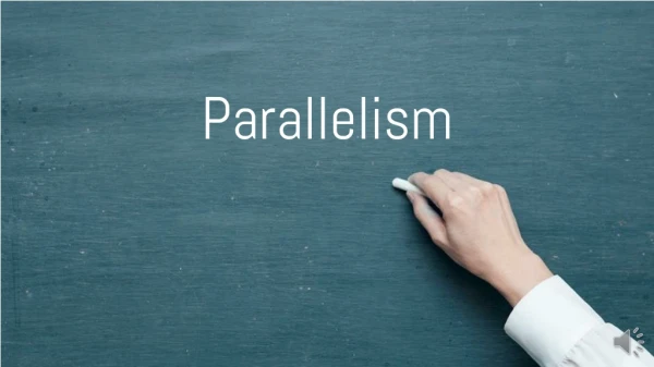 English class - Parallelism