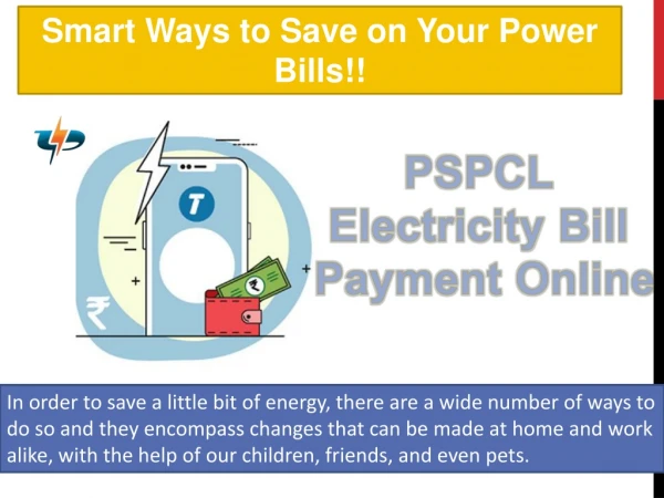 Smart Ways to Save on Your Power Bills!!