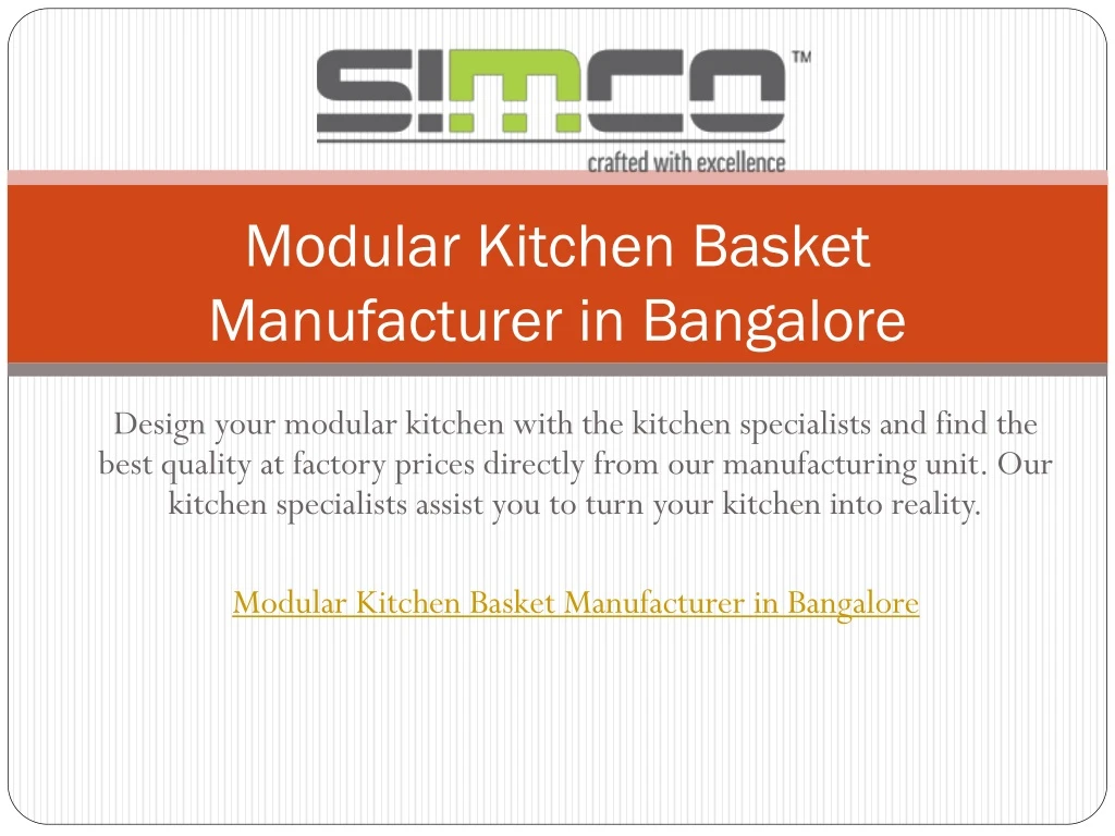 modular kitchen basket manufacturer in bangalore