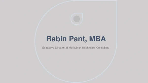 Rabin Pant, MBA - MBA From Walden University