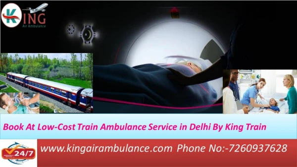 Book At Low-Cost Train Ambulance Service in Delhi