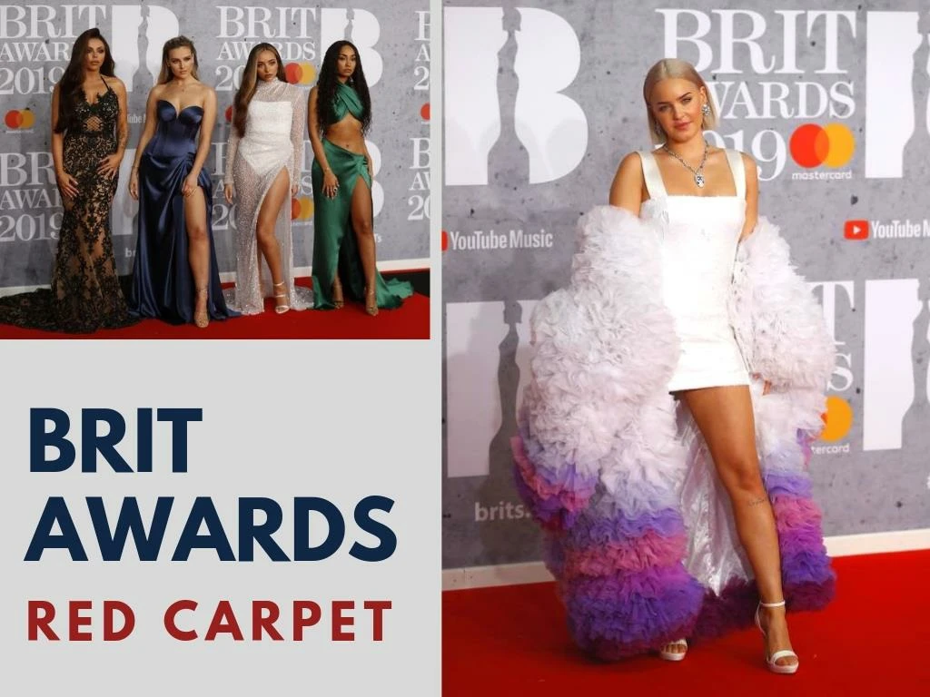 brit awards red carpet