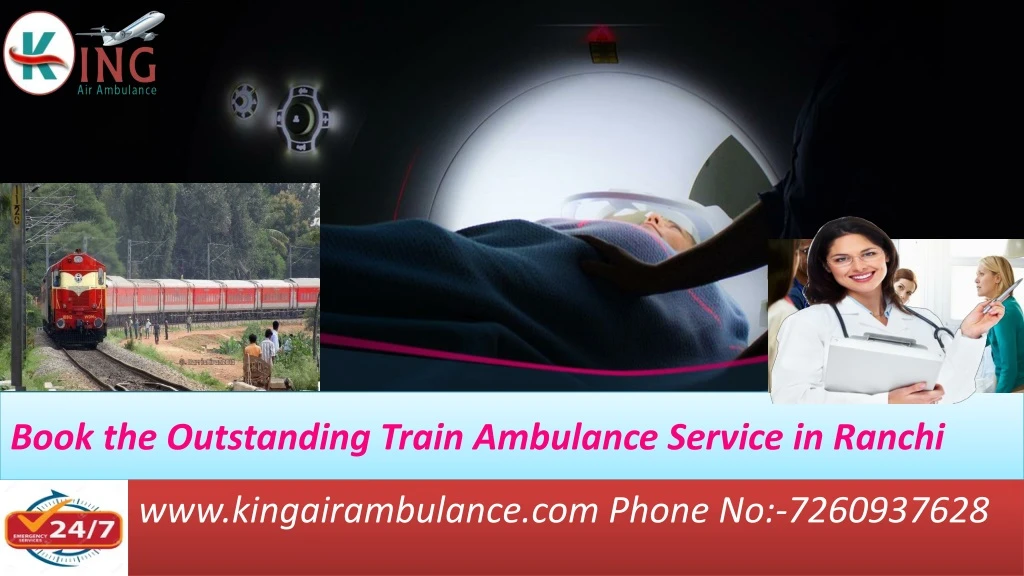 book the outstanding train ambulance service in ranchi