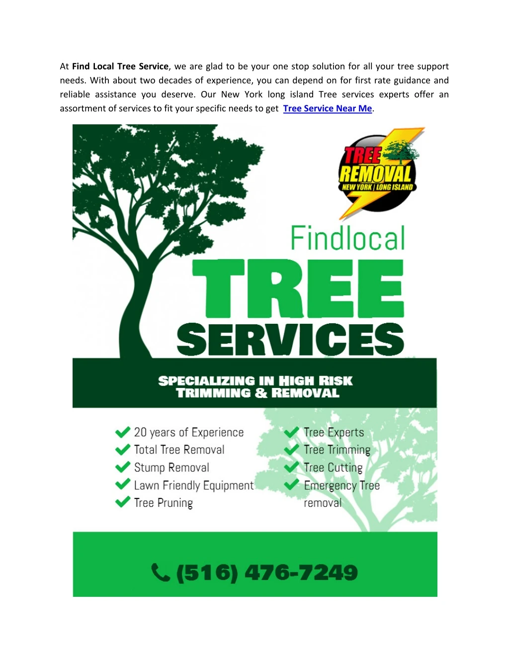 at find local tree service we are glad to be your