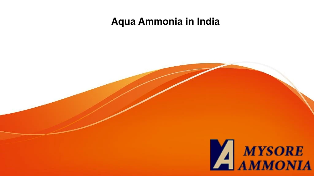 aqua ammonia in india