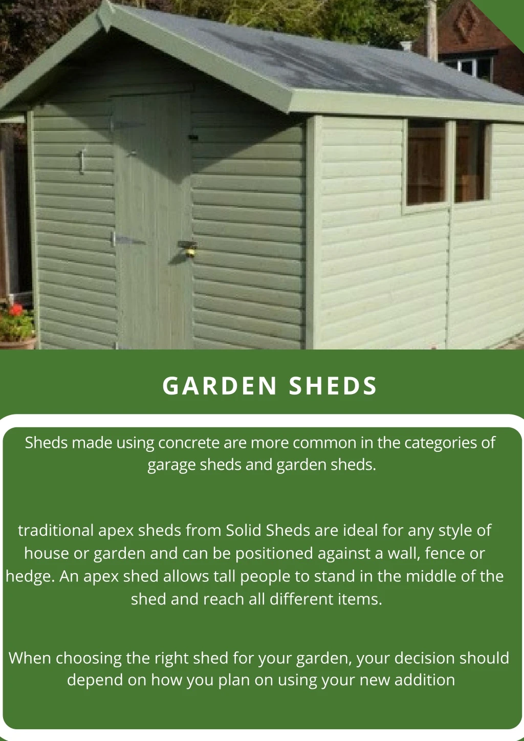 garden sheds
