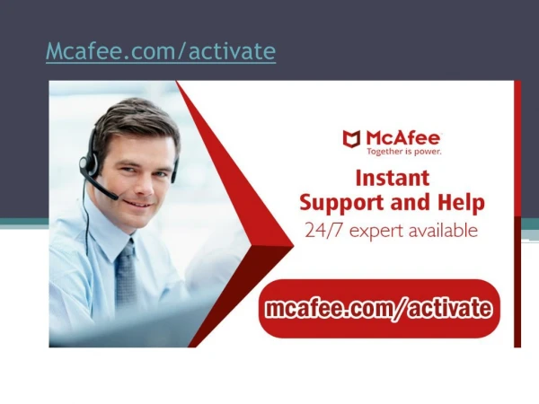 McAfee.com/Activate - Download And Activate McAfee Product