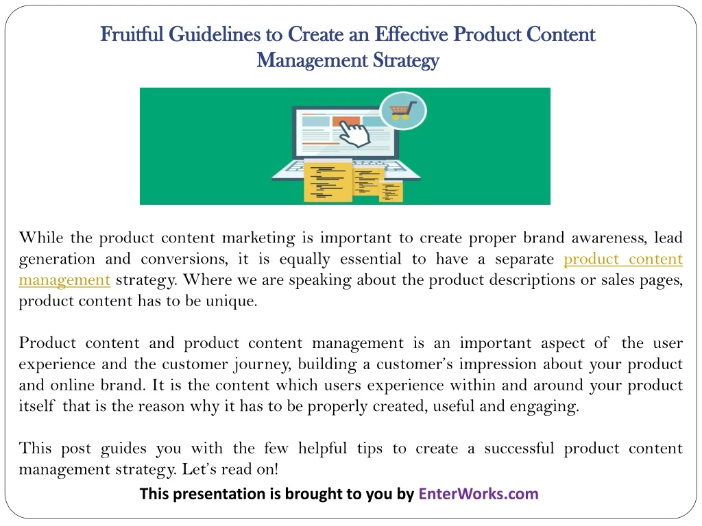 fruitful guidelines to create an effective