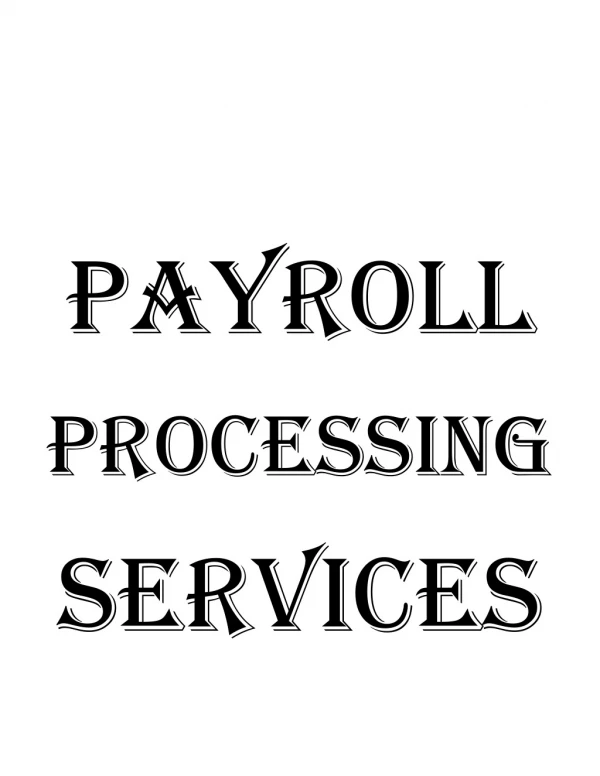 Hire Professional Payroll Processing Firm
