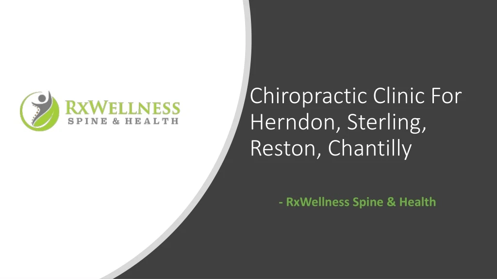 chiropractic clinic for herndon sterling reston chantilly