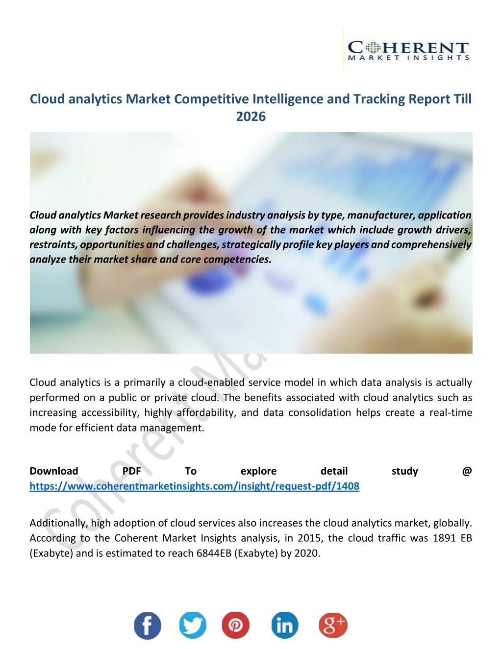 cloud analytics market competitive intelligence