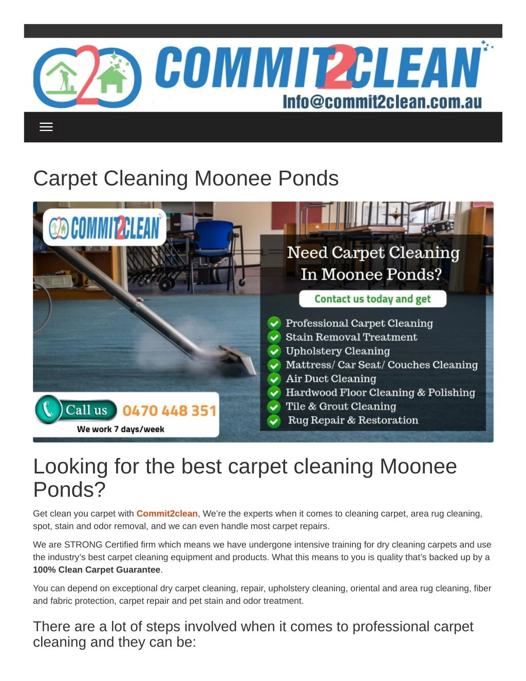 carpet cleaning moonee ponds