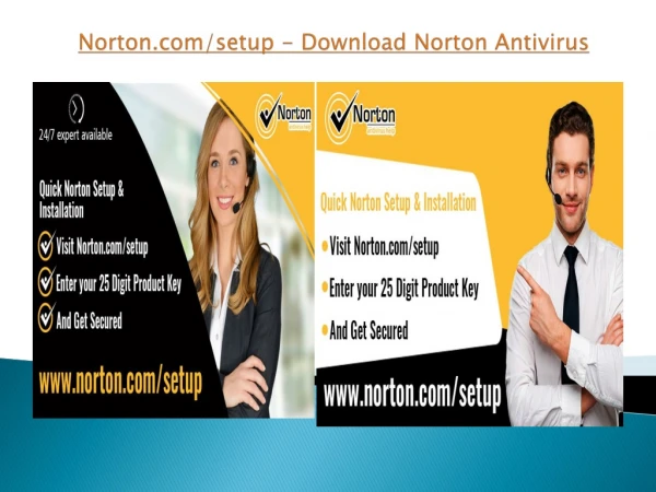 Norton.com/setup - Download Norton Antivirus
