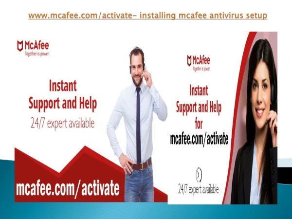 www.mcafee.com/activate- installing mcafee antivirus setup