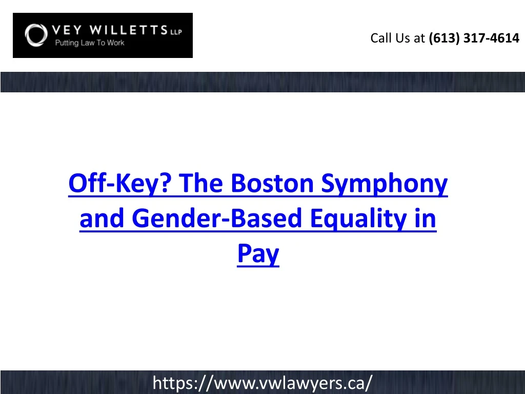 off key the boston symphony and gender based equality in pay