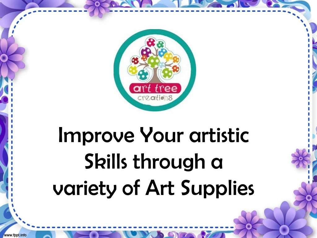 improve your artistic skills through a variety
