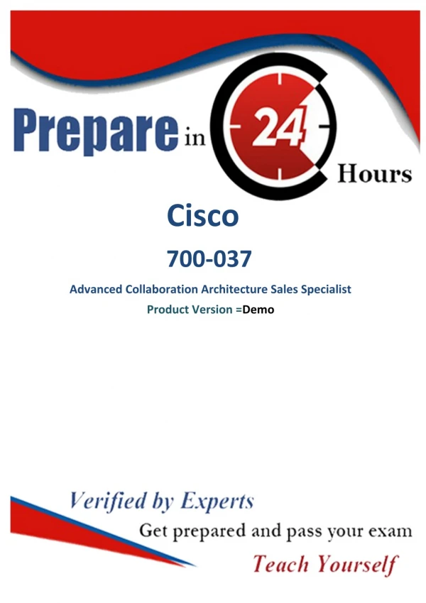 Pass Cisco 700-037 Exam with Valid 700-037 Exam Question Answers