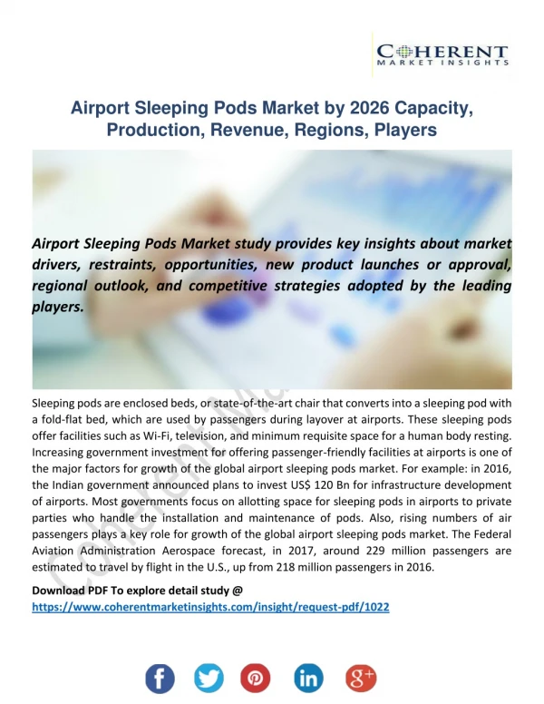 Key Foresights on How Airport Sleeping Pods Market will Evolve During 2016-2026